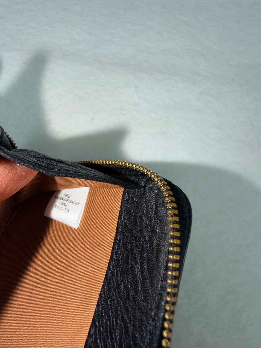 Like New Nila HOBO Black Leather Zip Wallet with Black and Cream Tassel - Picture 6 of 11